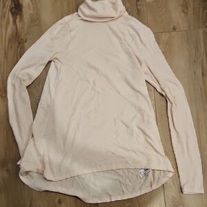 Women's Cream Turtleneck Top